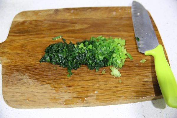 菠菜虾仁蒸鸡蛋