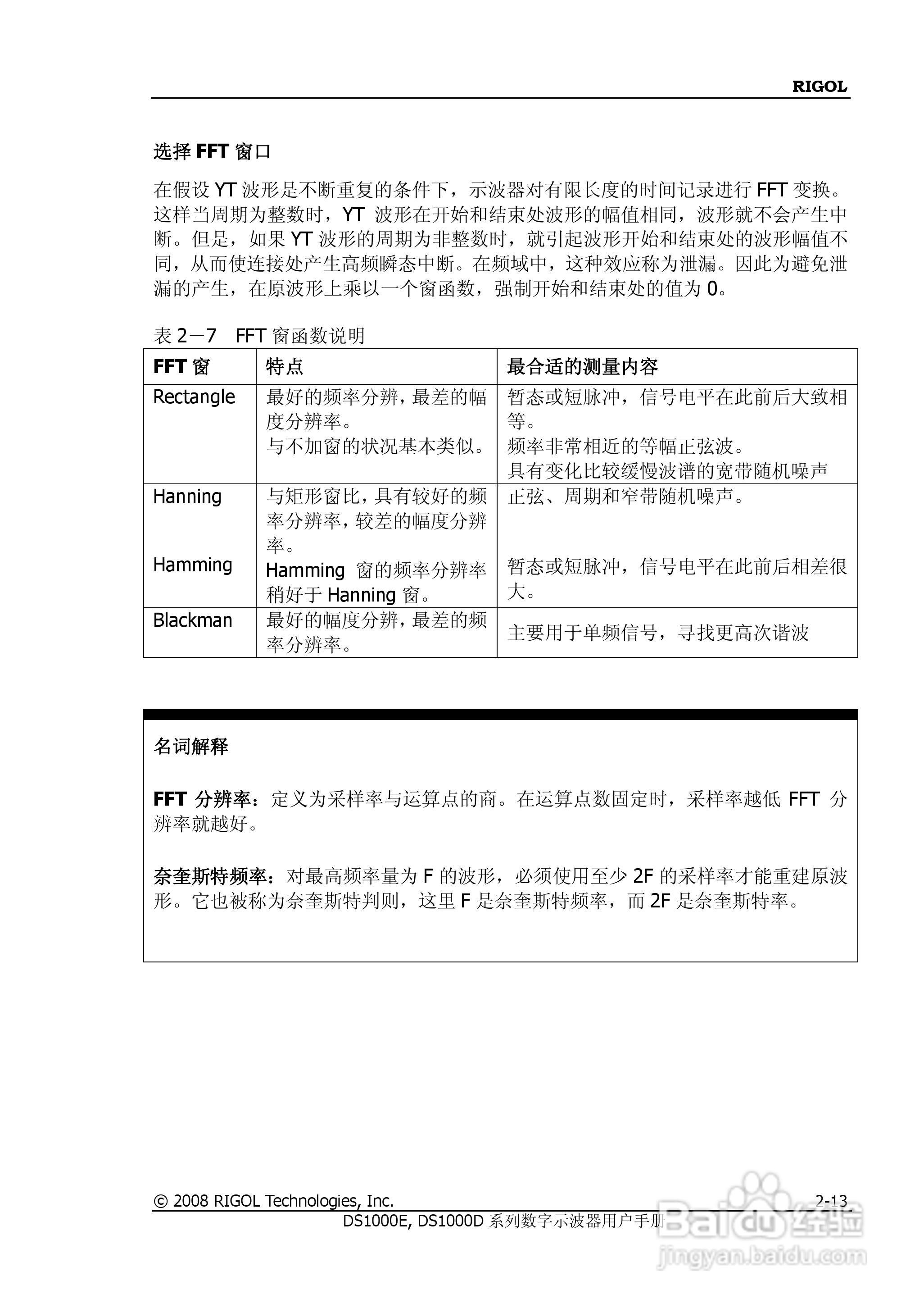 DS1052D数字示波器使用说明书:[5]