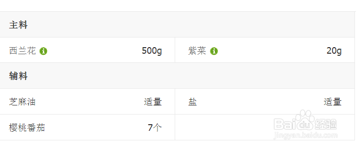 美味凉拌西兰花的做法