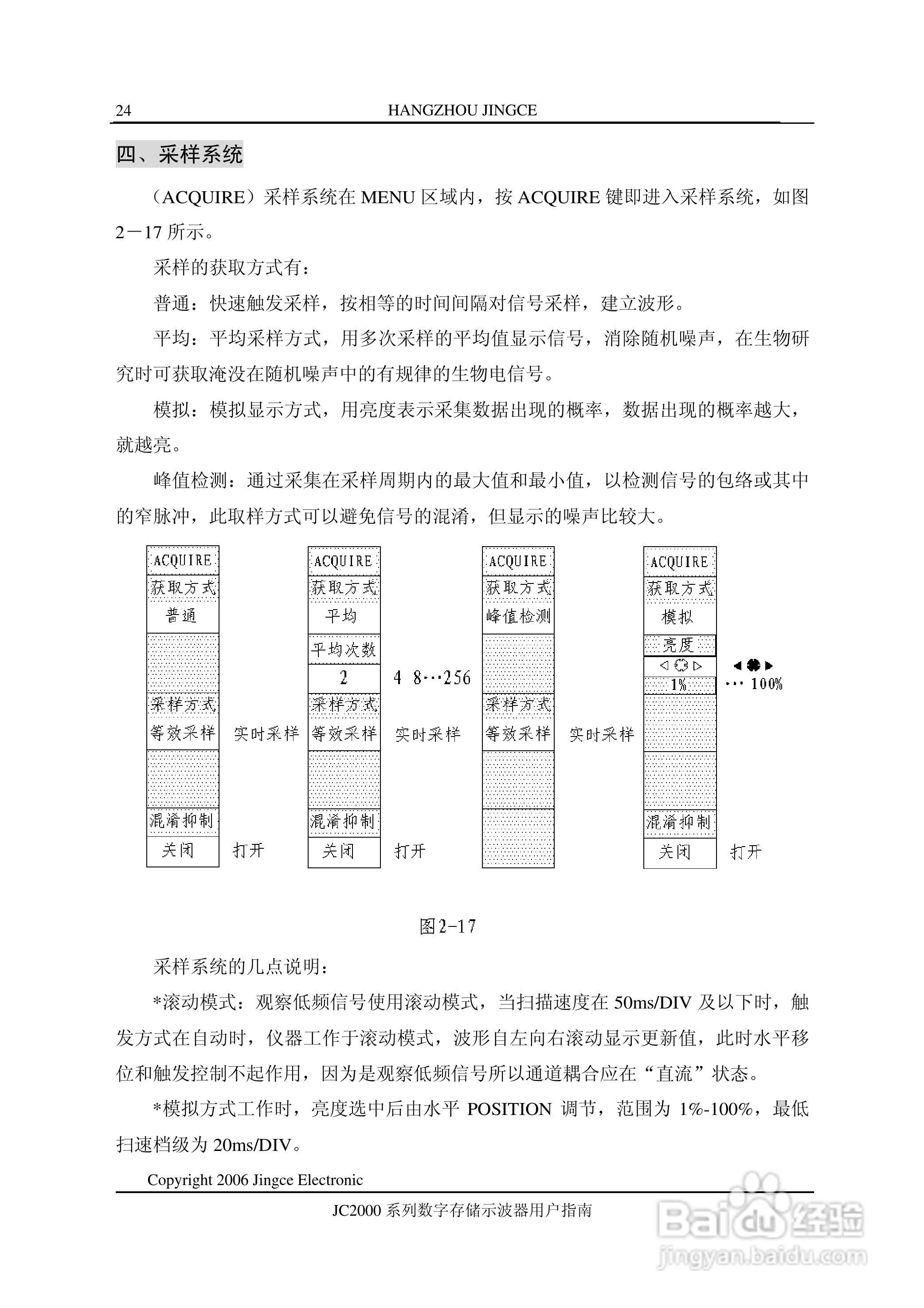 JC2151M型数字示波器使用说明书:[3]