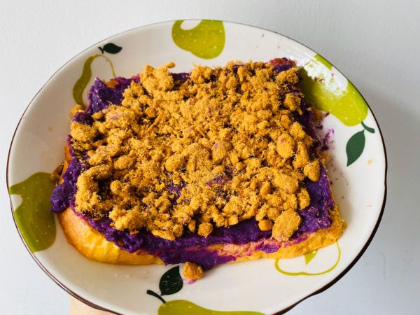 紫薯肉松紫菜卷