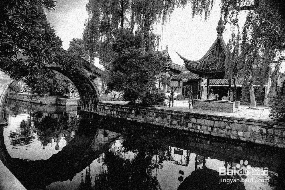 ps调出黑白风景照片