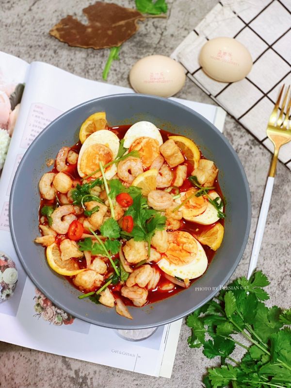 泰式酸辣捞汁虾仁巴沙鱼