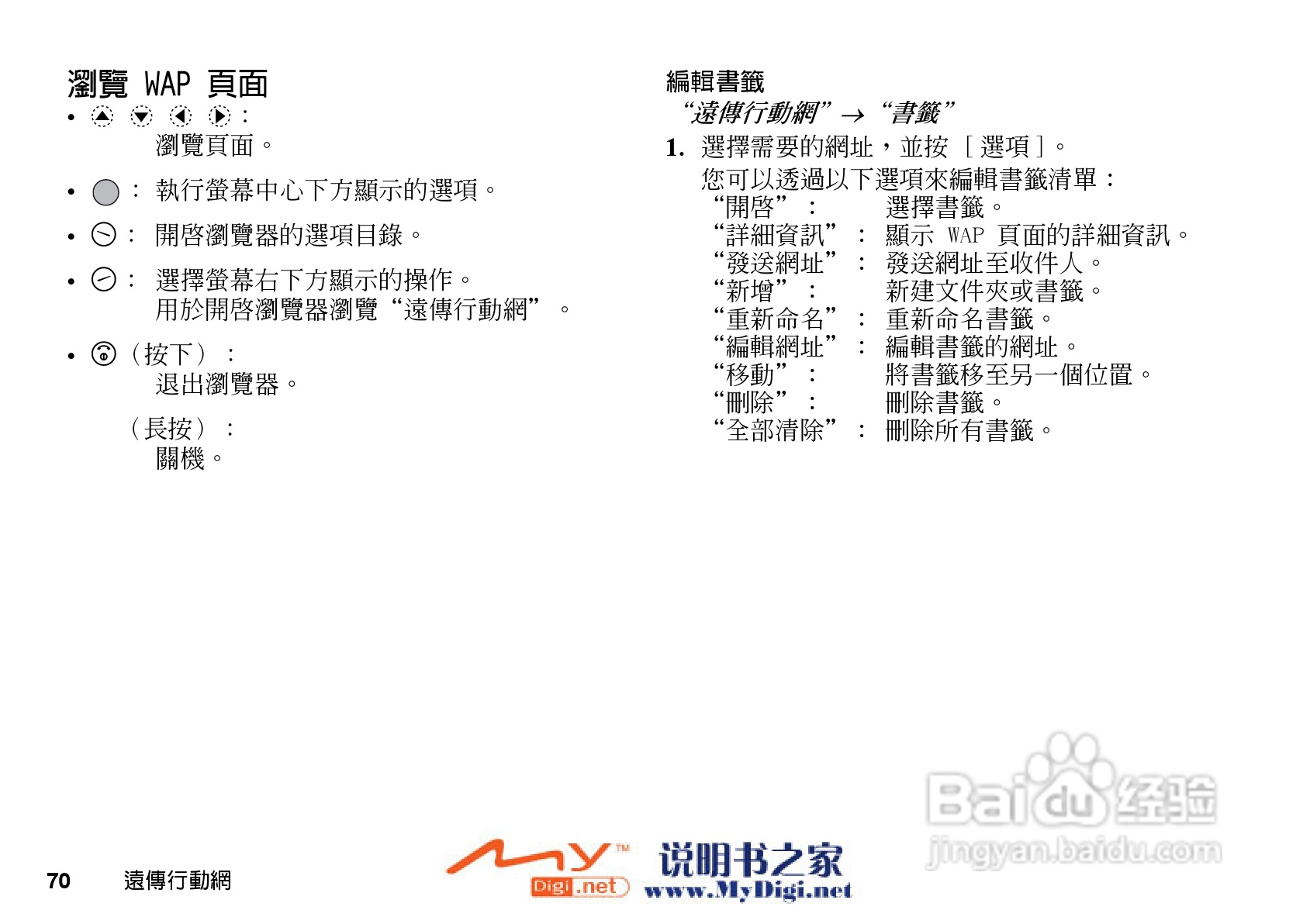 夏普WX-T71手机使用说明书:[8]