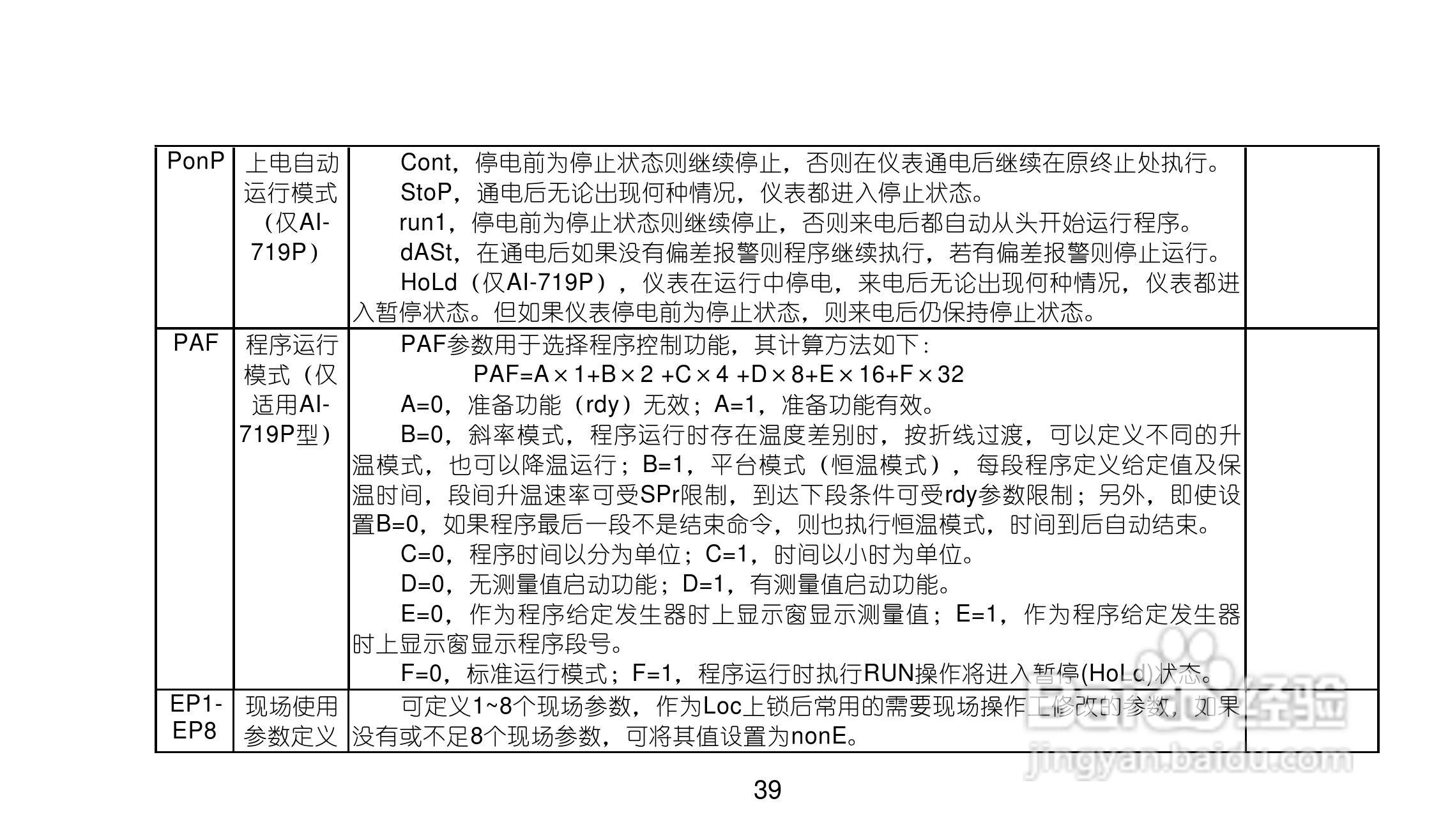AI719719Pv80型精密人工智能工业调节器使用说明书:[4]