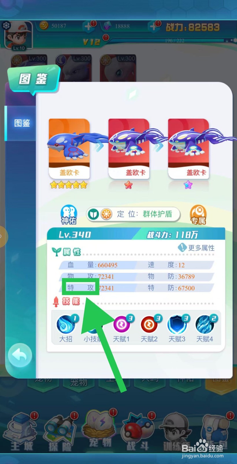 英雄魔法门如何查看盖欧卡的特攻
