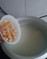 教你做干贝基尾虾粥