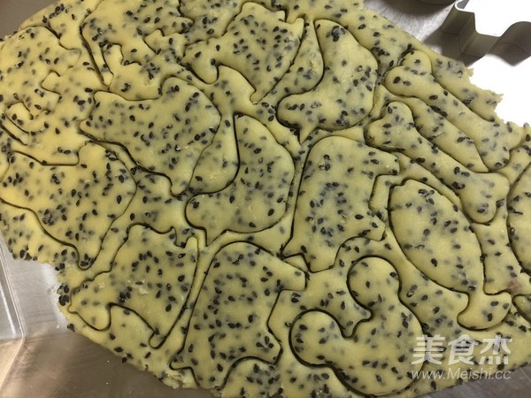 果干黑芝麻小饼干