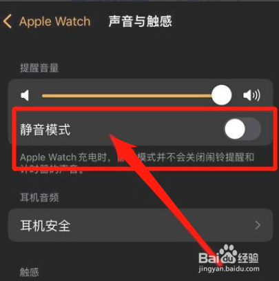 苹果手表如何设置静音模式