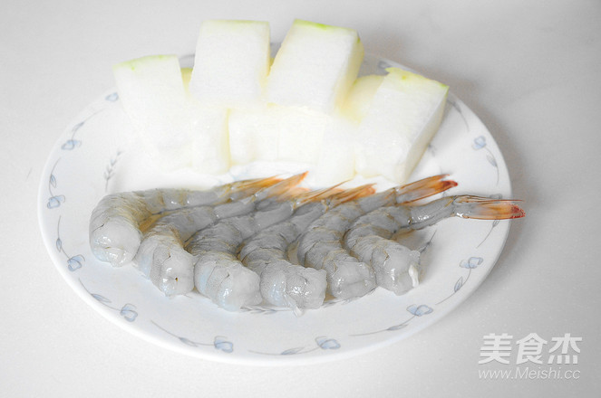 营养又减肥的大虾烧冬瓜