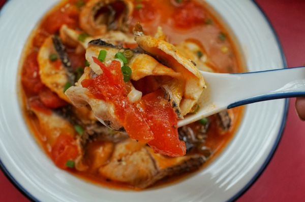 开胃营养补脑番茄鱼片