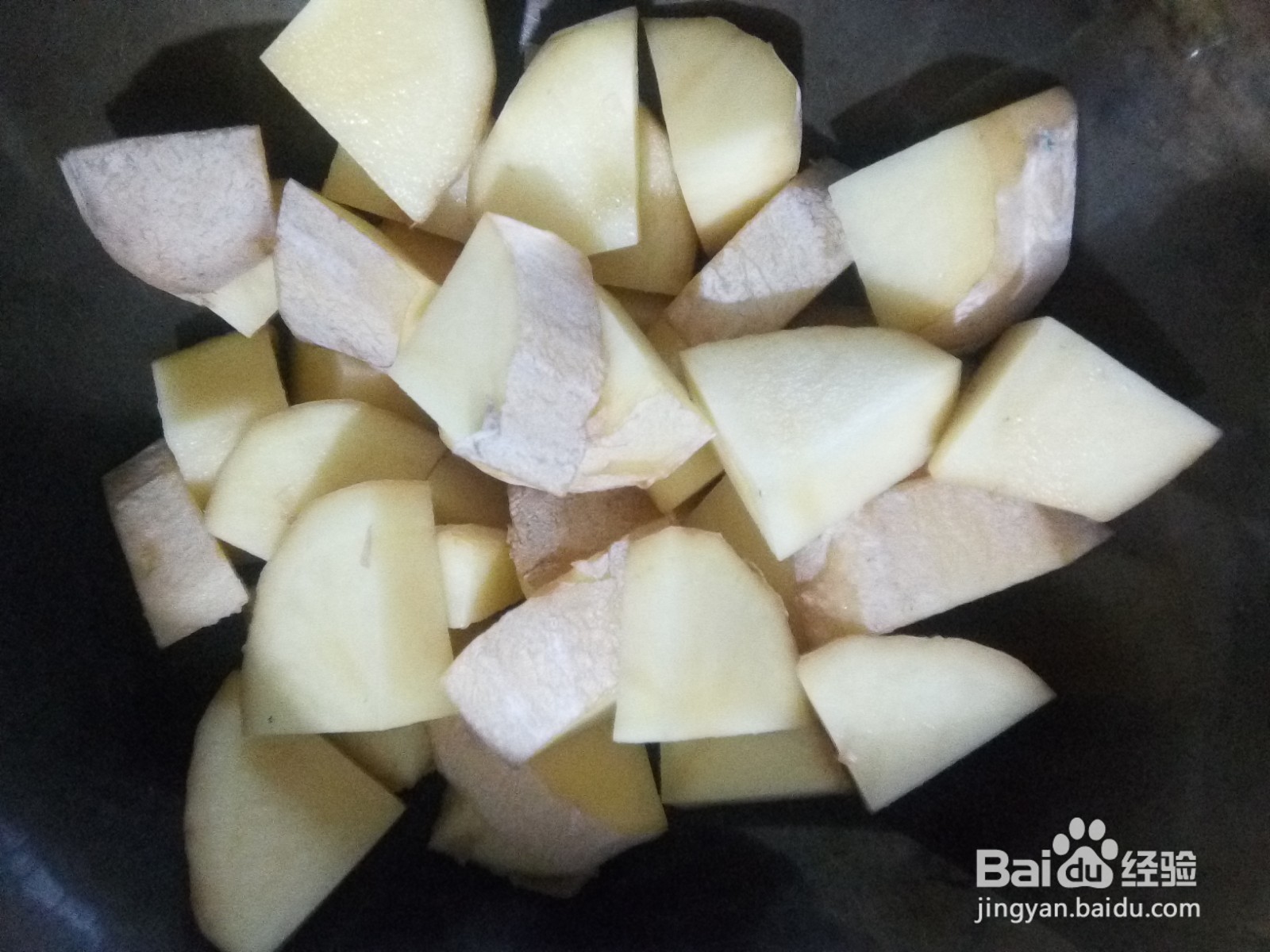 家常菜豆角炖土豆