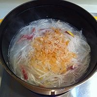 火腿干贝萝卜丝汤怎么做