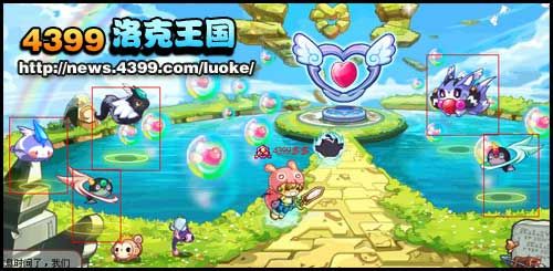 洛克王国世界BOSS大挑战之五灵神兽