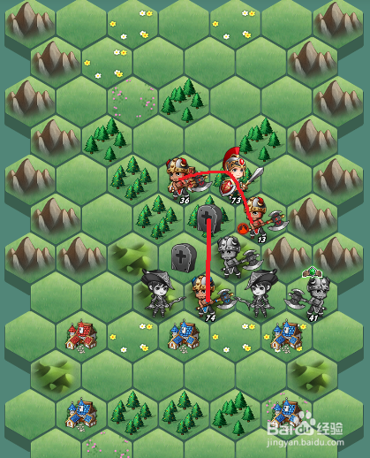 (legion war)军团战棋 人族 第三关 攻略