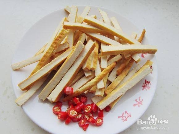 蚝油韭黄炒香干