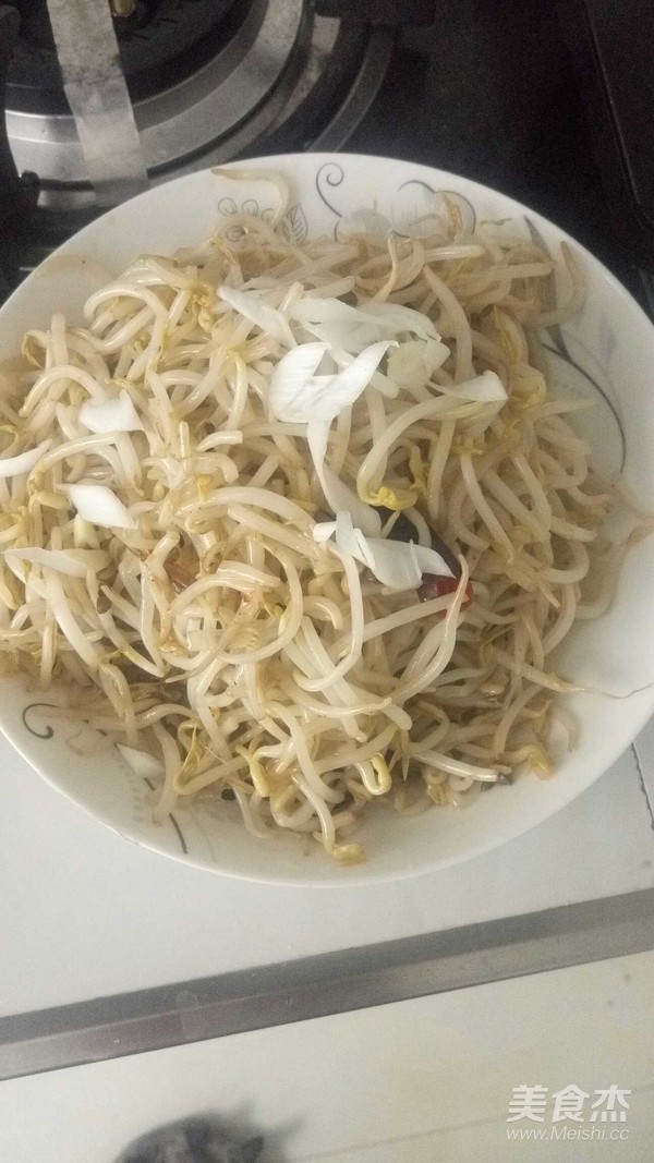 酸辣绿豆芽的做法