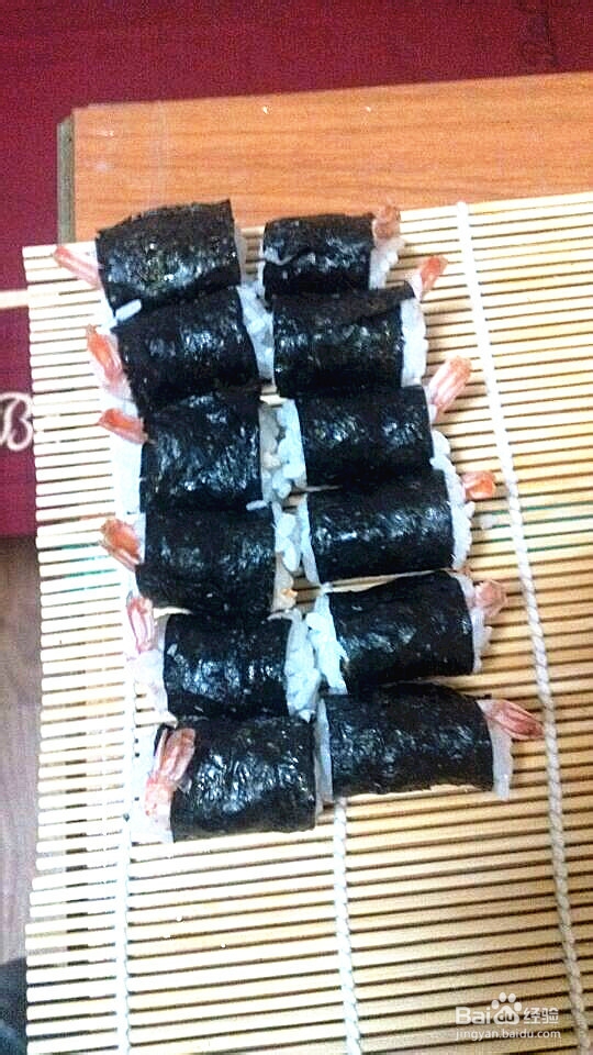 手捏虾仁寿司的制作方法