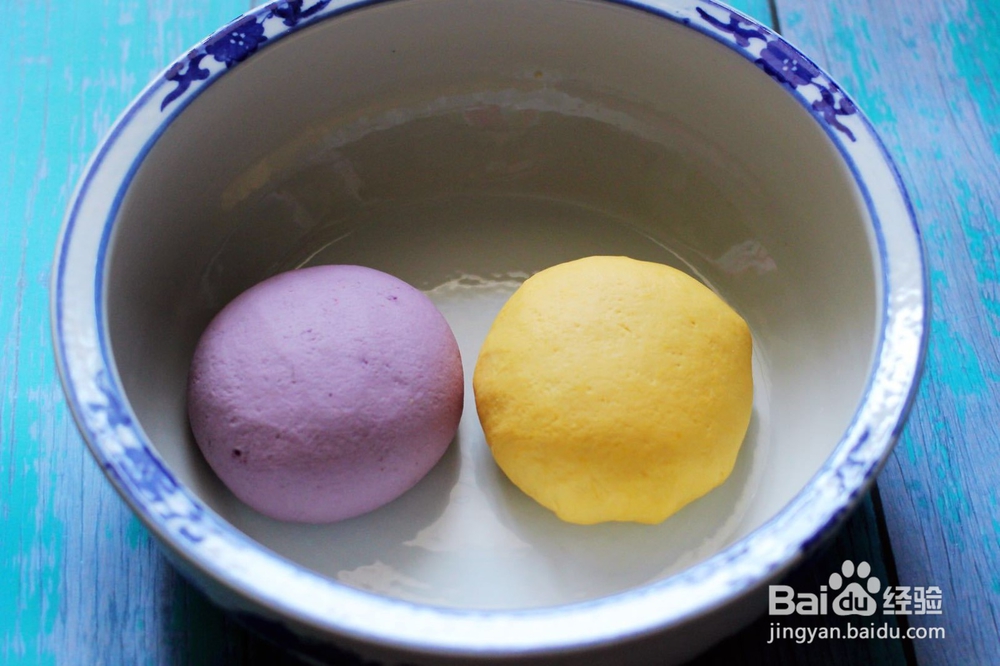 开胃紫薯南瓜双色花卷