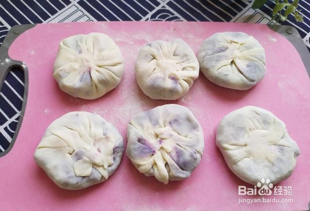 家庭自制紫薯饼