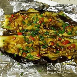 简单烤茄子的做法