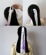 古风发带的戴法图解