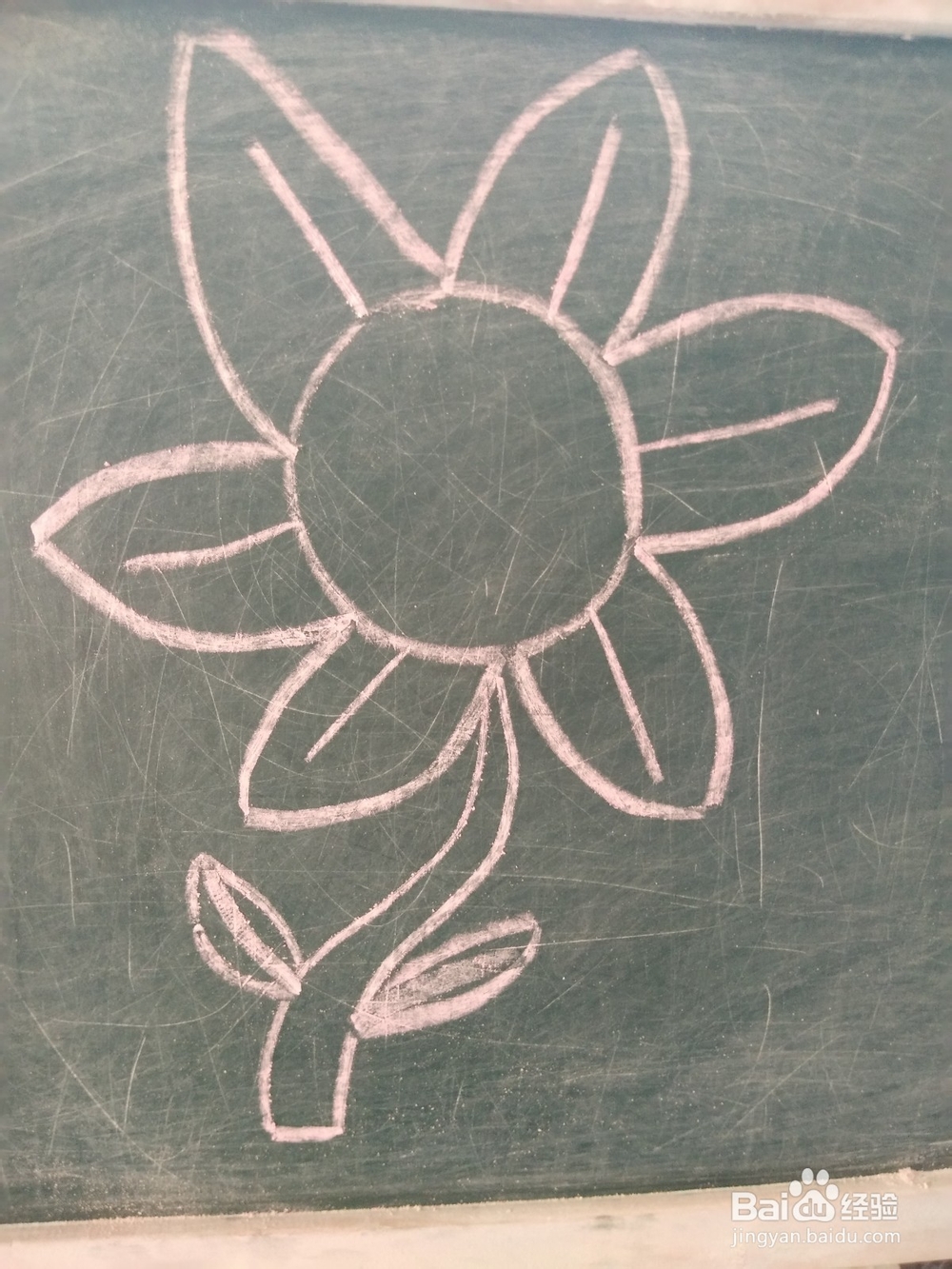 幼儿简笔画“向日葵”