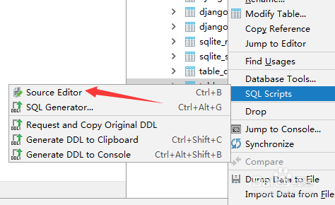 pycharm中sqlite怎么直接进入命令编辑界面