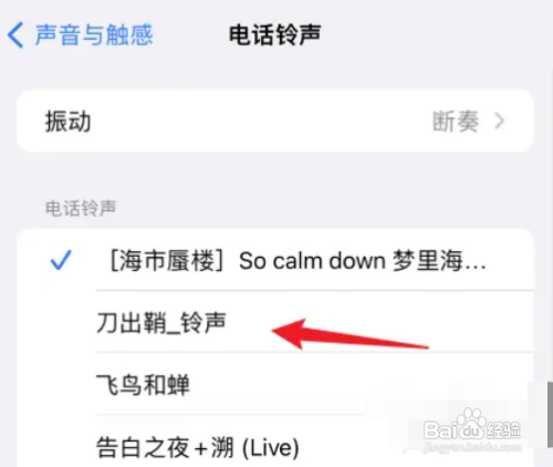 iPhone14如何修改电话铃声