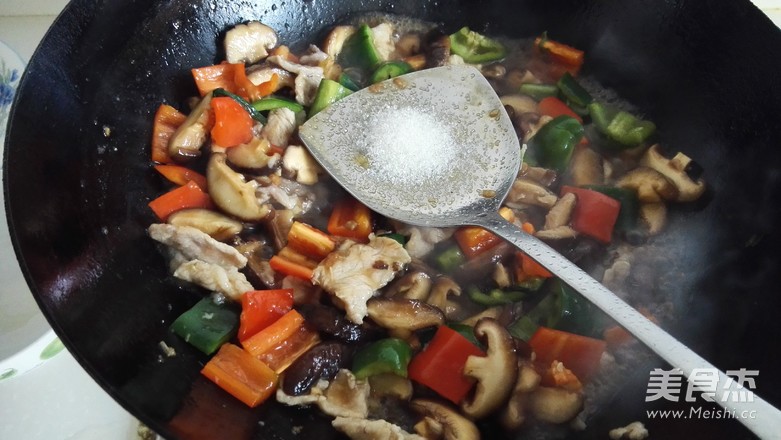 香菇肉片的做法