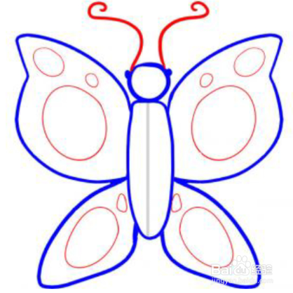 简笔画—如何画一只美丽的蝴蝶
