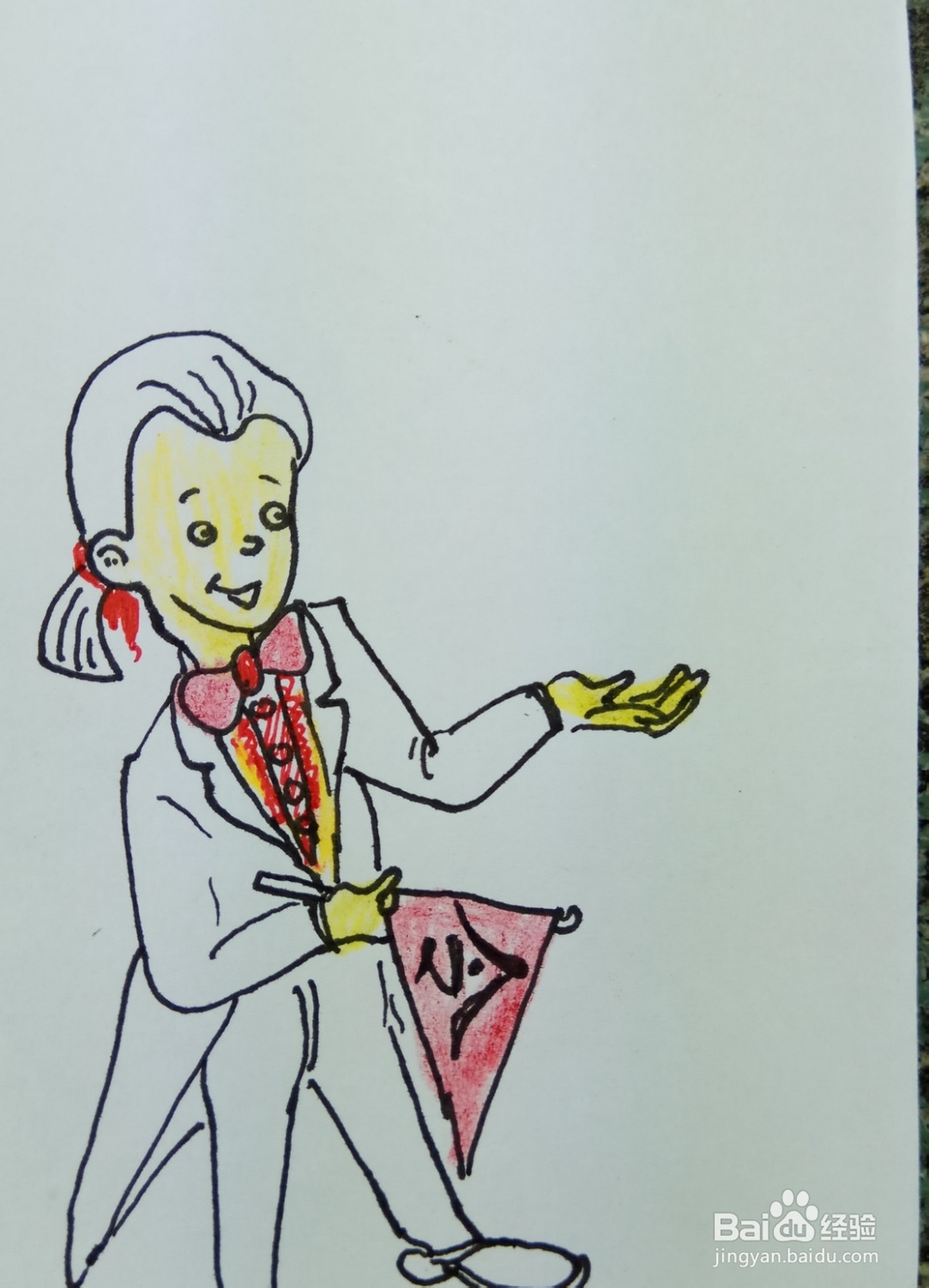 怎样画简笔画“号令小鸟”