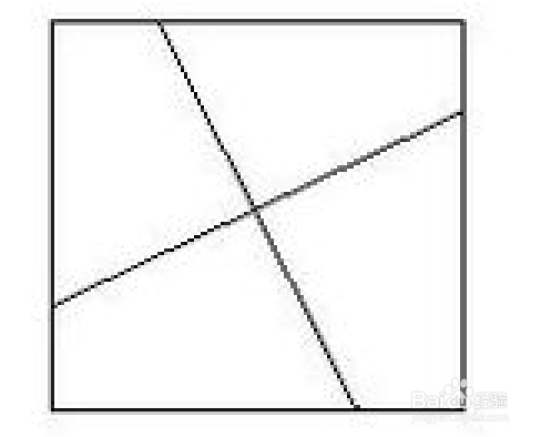 正方形平均分成4份的方法