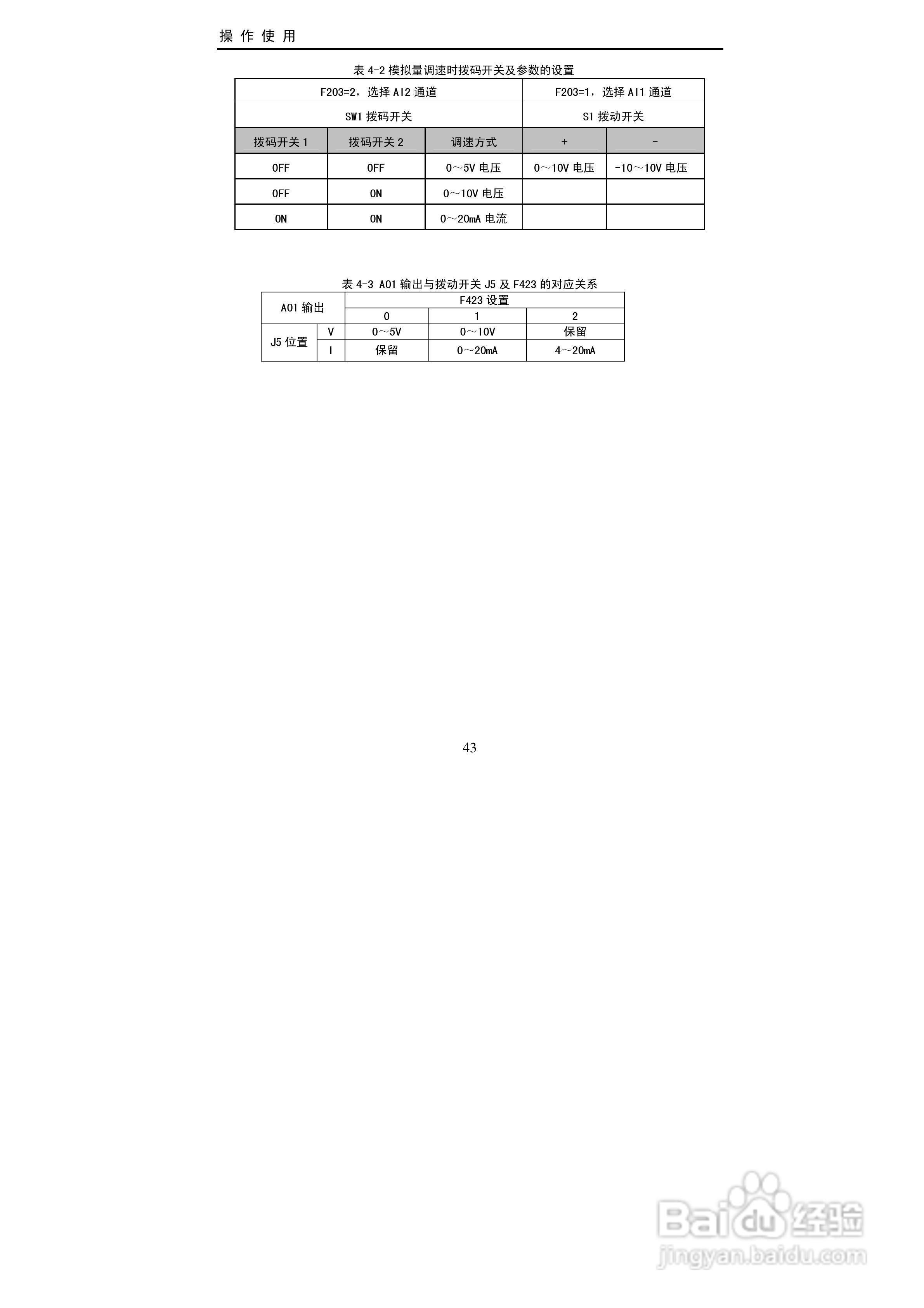 欧瑞传动EC2000-0150T3变频器使用说明书:[5]