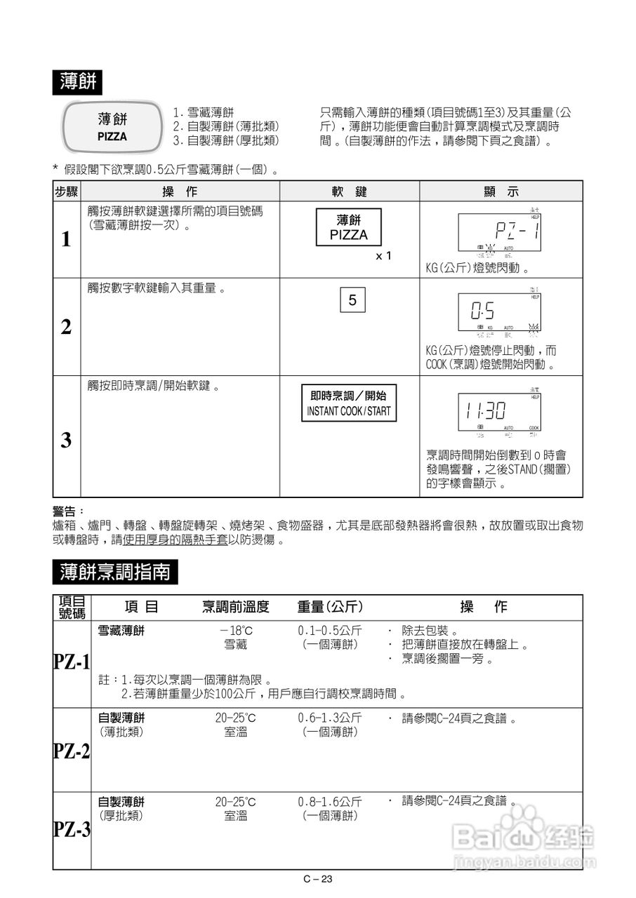 声宝R-882F型微波炉说明书:[2]