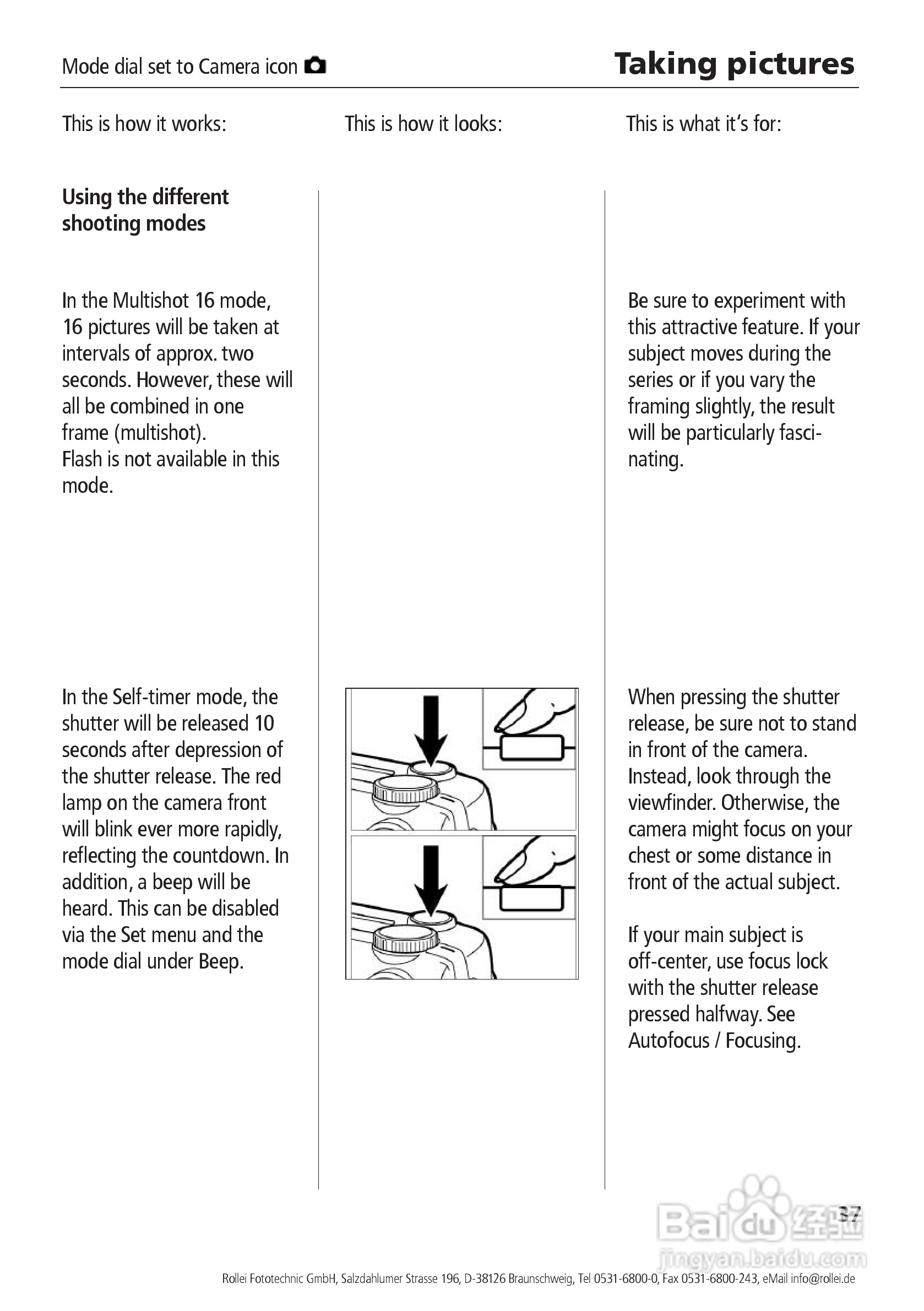Rollei d41 com型数码相机说明书:[4]