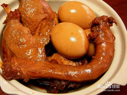 鸭骨架汤熬白菜 -