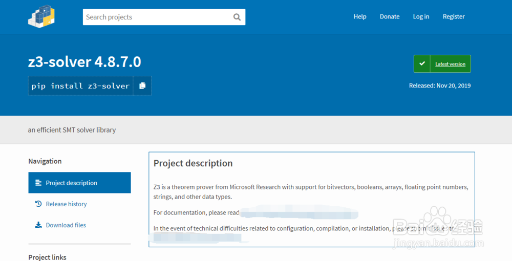 python 3如何安装z3-solver