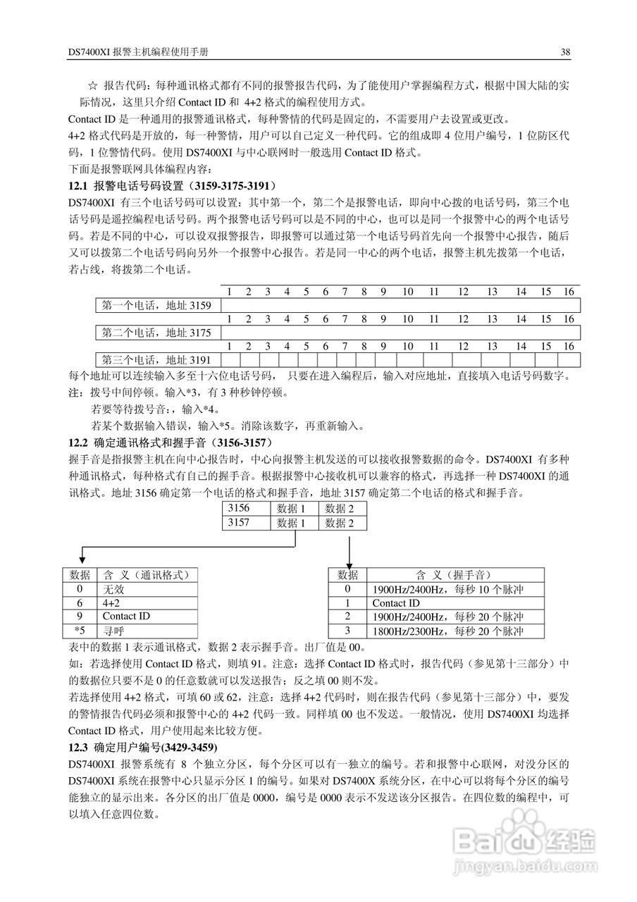 博世 DS7400XI报警主机简明安装使用手册:[4]