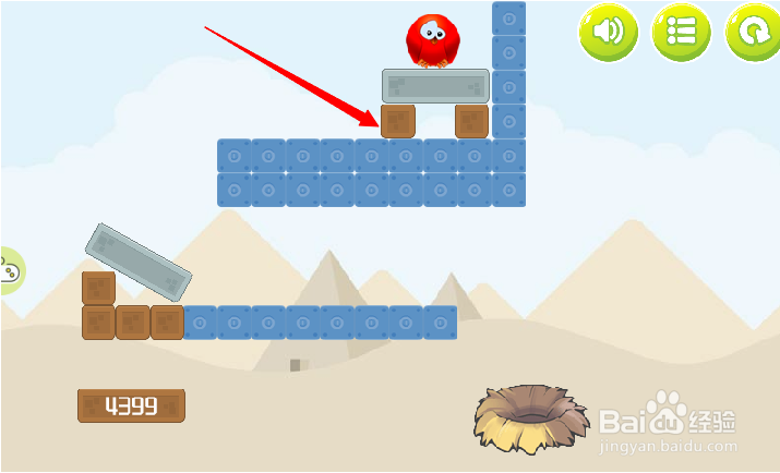 小游戏泡泡鸟历险记3第4关