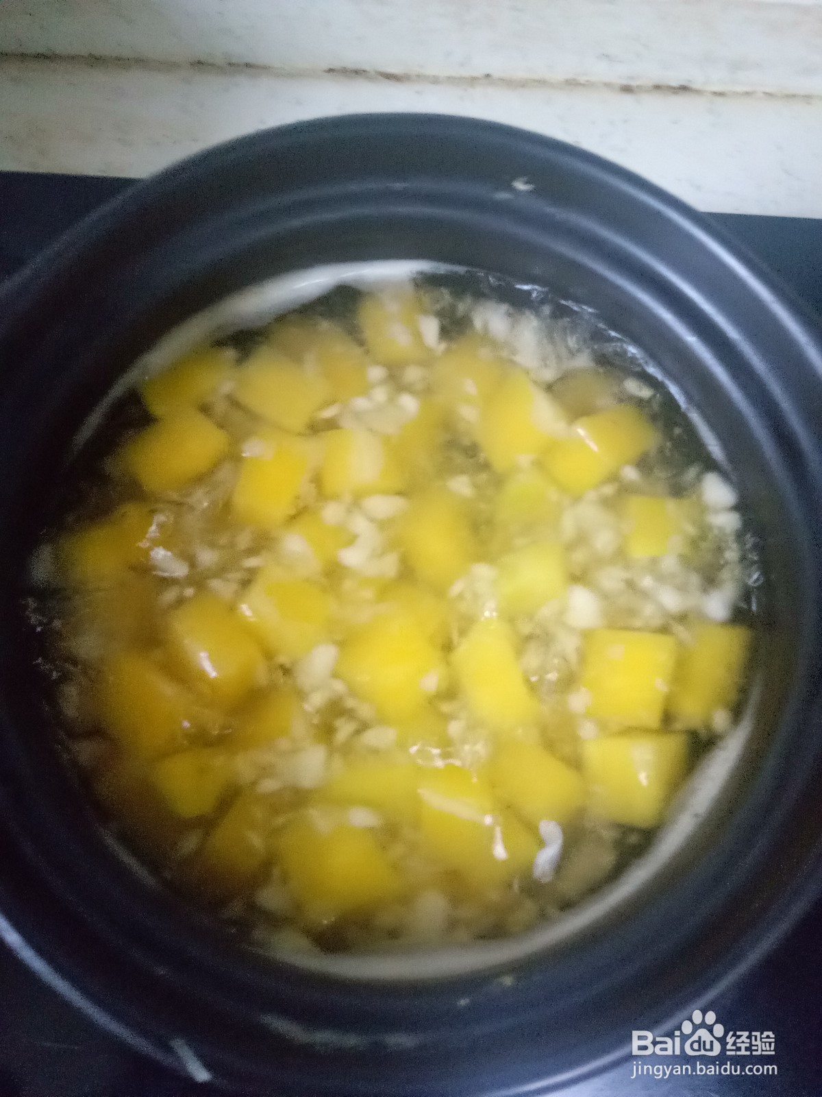 南瓜雪梨燕麦片粥