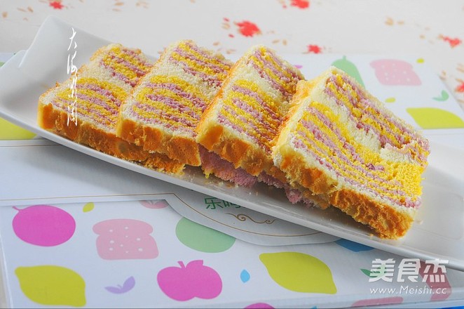 彩虹土司的做法