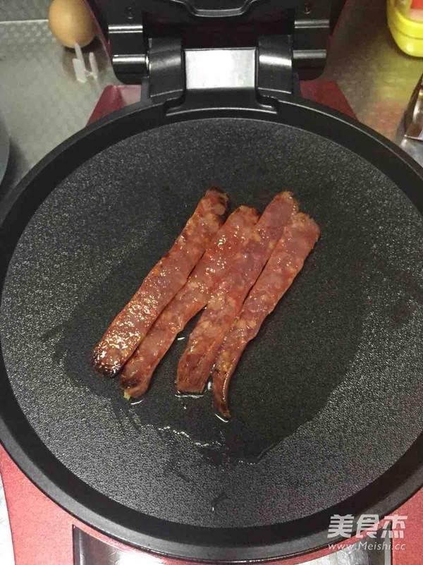 风味手抓饼之广味腊肠