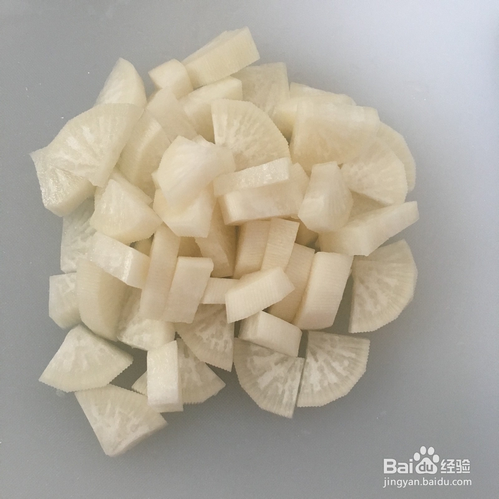 白萝卜番茄凉拌沙拉的做法
