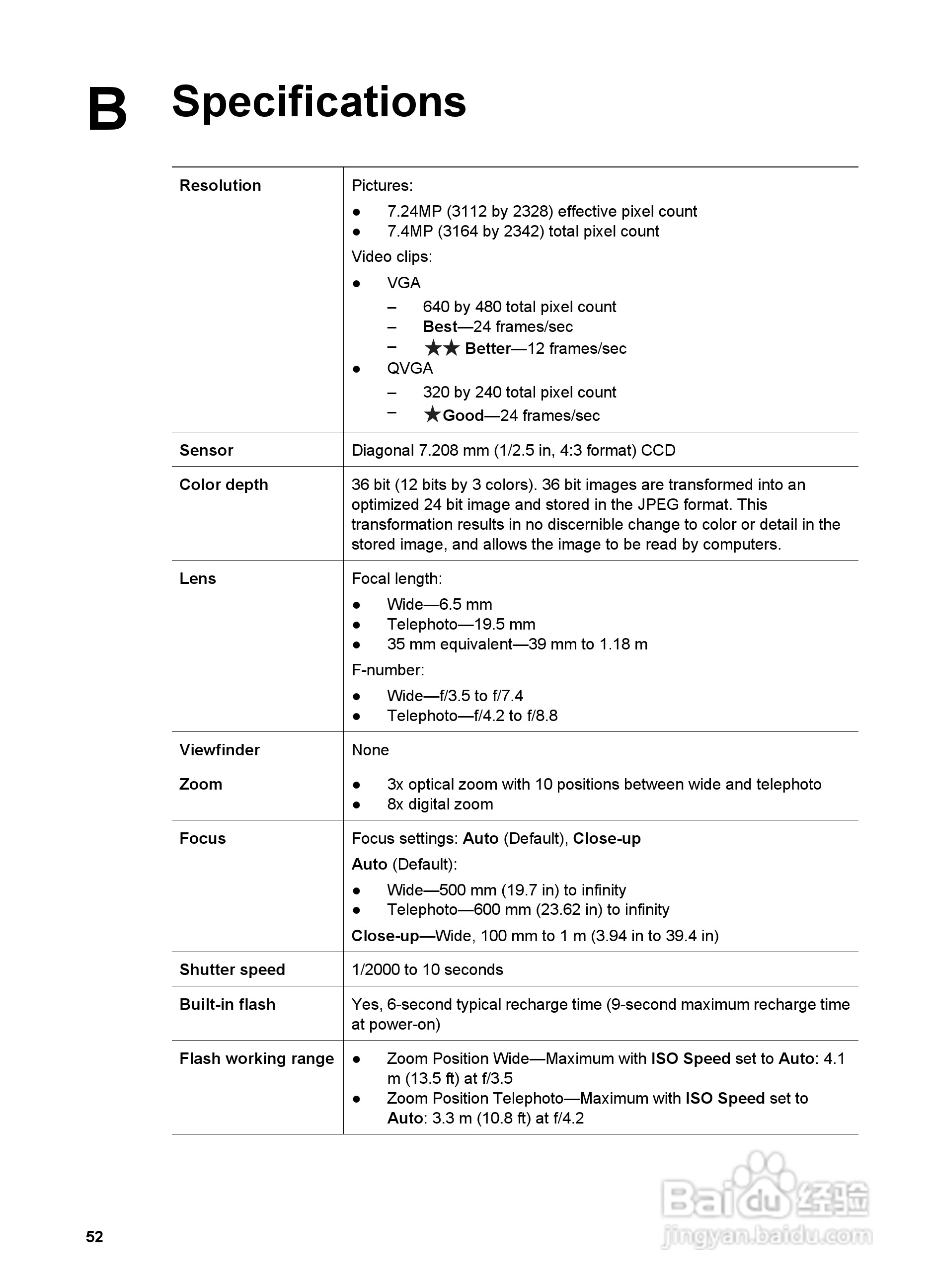 惠普Photosmart R837数码相机使用说明书:[6]