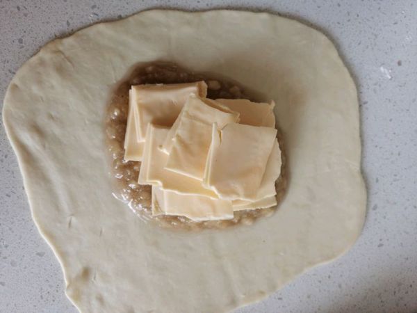 爆浆芝士香蕉饼