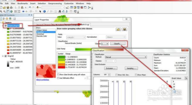大地图之ArcGIS教程DEM应用(坡度坡向提取等高线