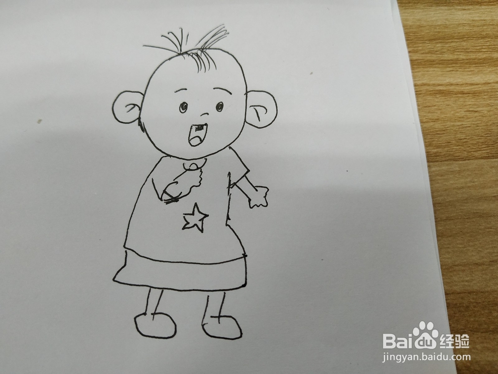 大耳朵图图简笔画怎么画,怎么画大耳朵图图