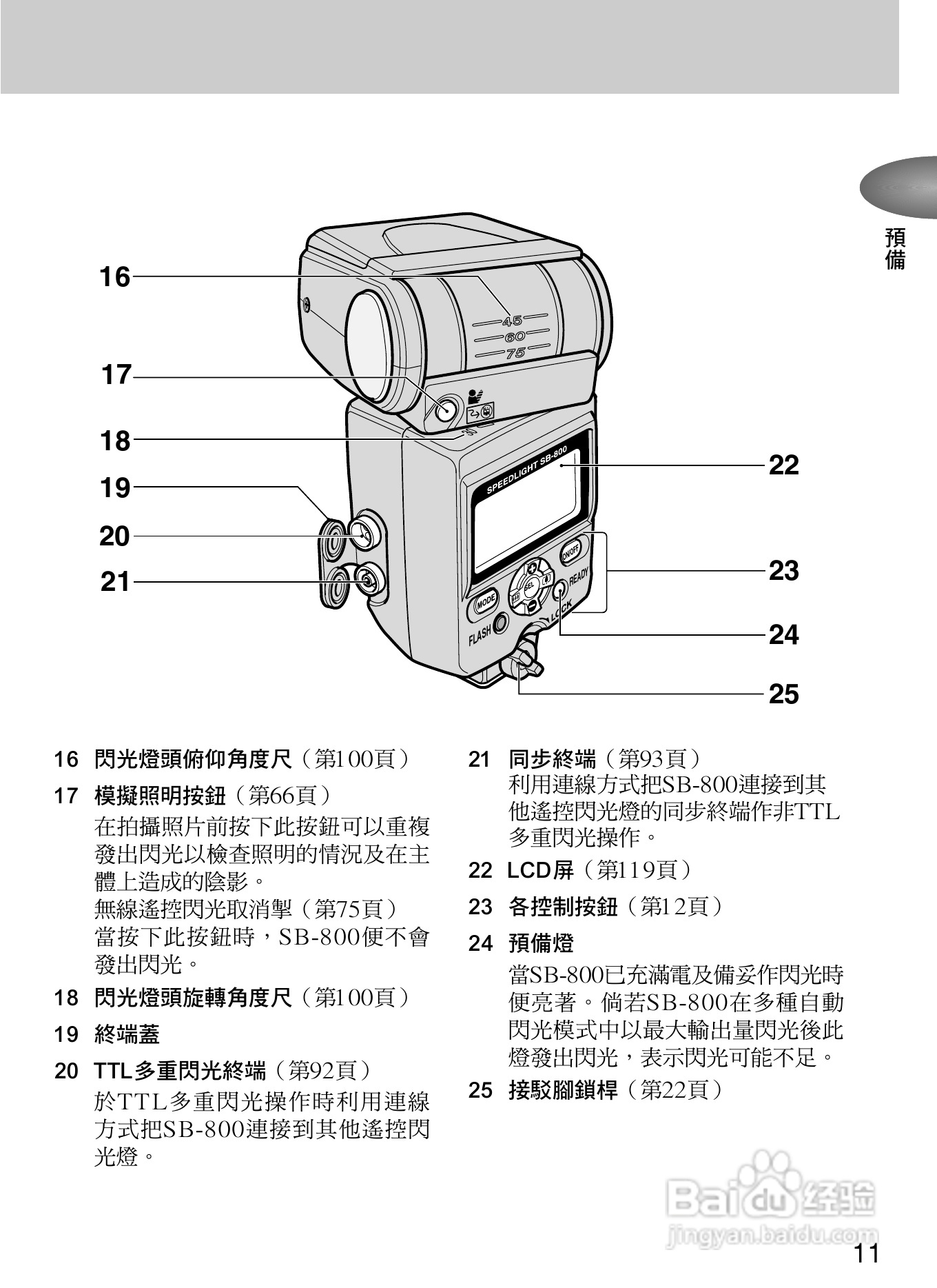 Nikon SB800自动对焦闪光灯使用说明书:[2]