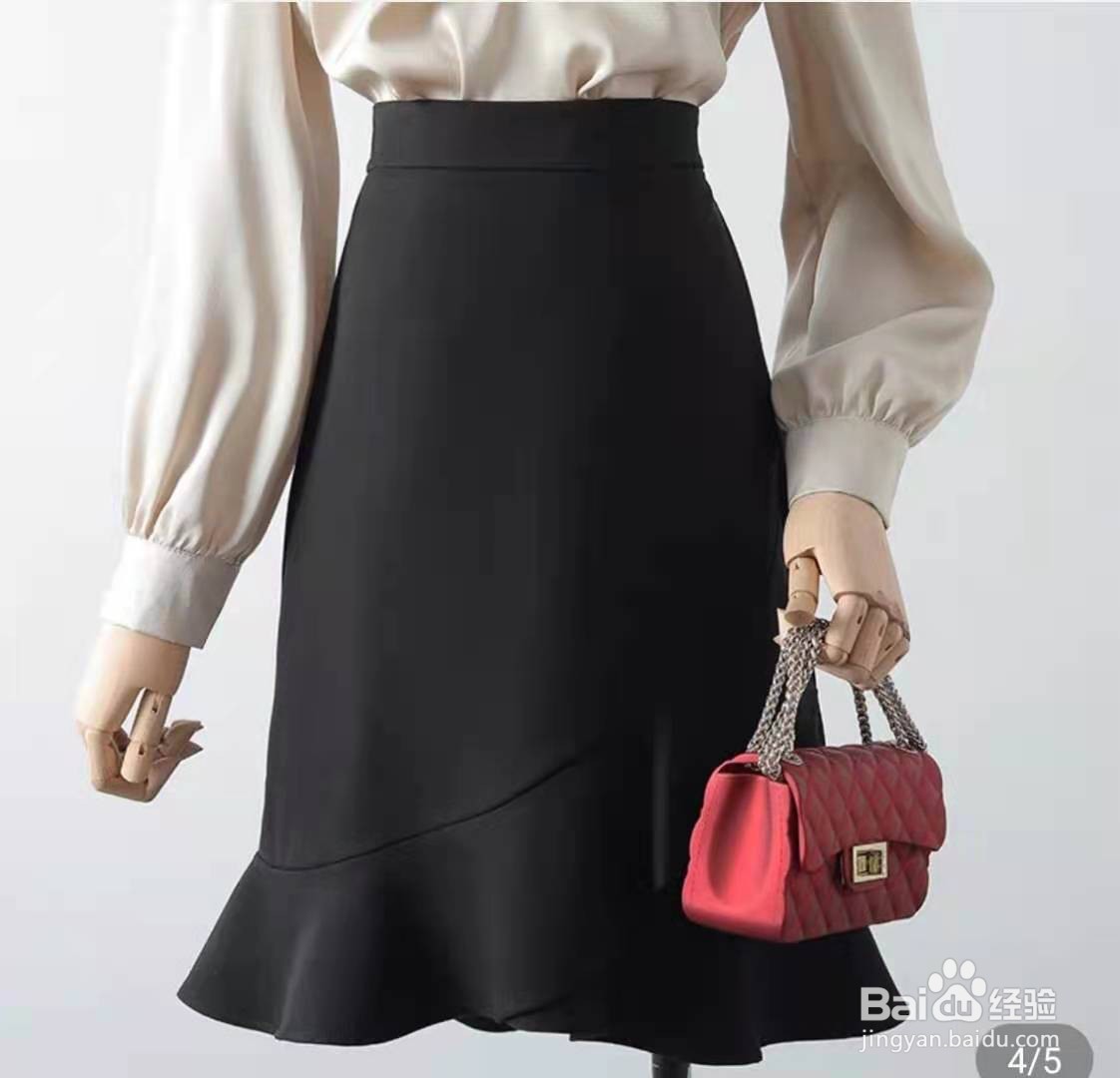 黑色包臀裙上衣怎么搭配